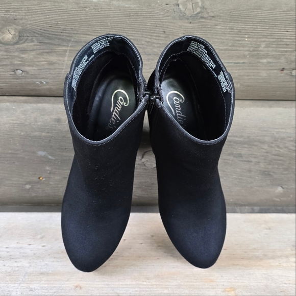 Candies NEW!! Actress, Retro, 70's, Chunky, Platform, Block Heel. Bootie 8M - Picture 7 of 16